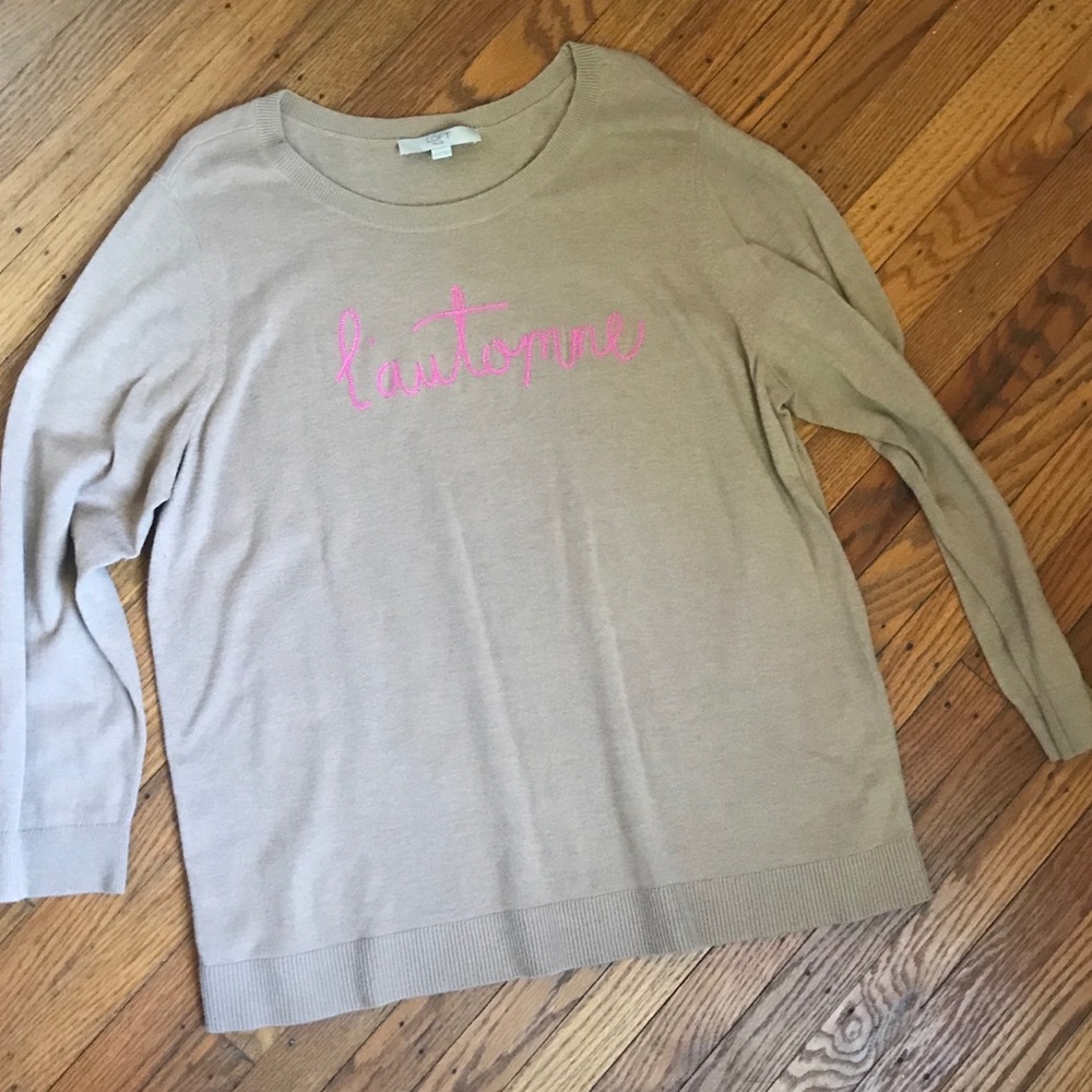 “L’automne”Comfortable and classy Loft sweater